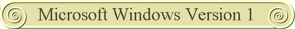 windows ver 1